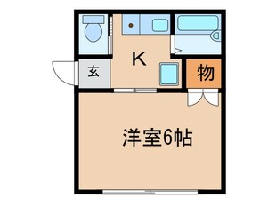 コ－ポパ－クハウスの物件間取画像